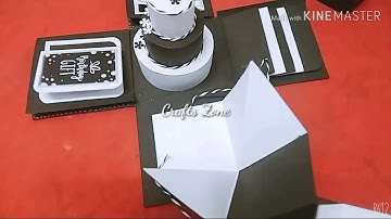 Tuxedo explosion box gifts 🎁