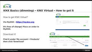 [ARCHIVE] KNX Basics (dimming) with KNX Virtual