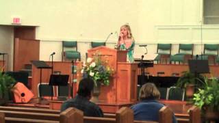 AIMEE' GARNER SINGS BEULAH LAND 3-17-13