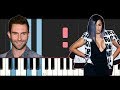 Maroon 5 ft Cardi B - Girls Like You  (SLOW EASY PIANO TUTORIAL)