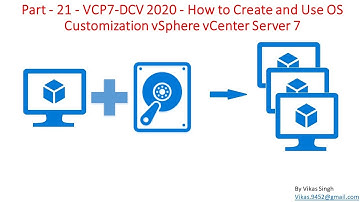 Part - 21 - VCP7-DCV 2020 - How to Create and Use OS Customization vSphere vCenter Server 7