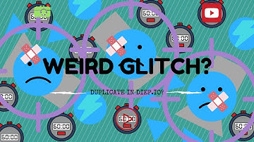 WHAT HAPPENED TO THIS RANDOM GLITCH??? - Diep.io Gameplay