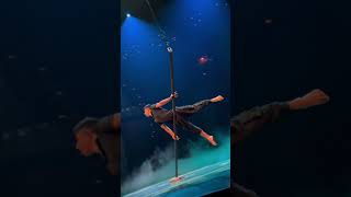 When Aerial Pole meets Aerial Straps | Cirque du Soleil #shorts