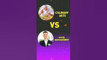 Hotel Management Vs Culinary Arts क्या होगा Best?| Hotel Management course @VickyTheHotelier