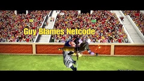 Guy Blames Netcode W/Messages/Dragon ball Xenoverse 2