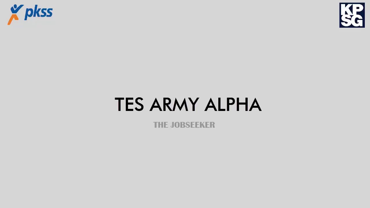 Test Psikotes = army alpha YouTube Test Psikotes = army alpha YouTube