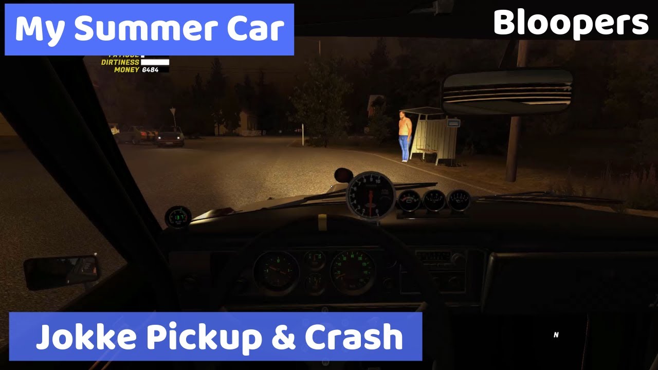 My Summer Car Jokke Pickup and Crash (Bonus Episode) YouTube