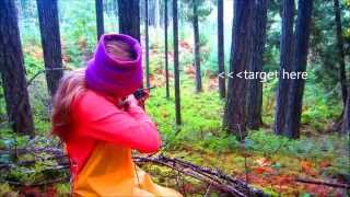 KIDS CHANTERELLE HUNTING WITH A RIFLE