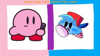 THIS MOD IS CUTE AND HILARIOUS!! - (Kirby: And The Forgotten Land FNF Mod) -  FULL WEEK + FREEPLAY!