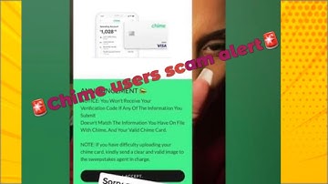 🚨Scam Alert for Chime users or any online banking🚨 #chime #Company #scam #staywoke