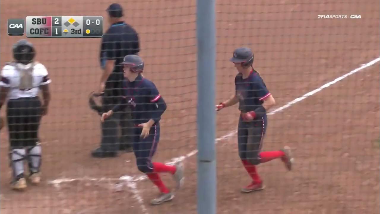 2023 CAA Softball Game 2 Highlights Stony Brook 5, Charleston 3 YouTube