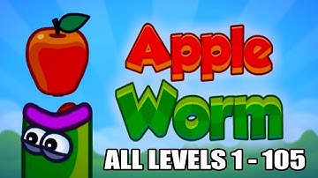 Apple Worm - All Levels 1 - 105 | Solving All Levels - Full Game