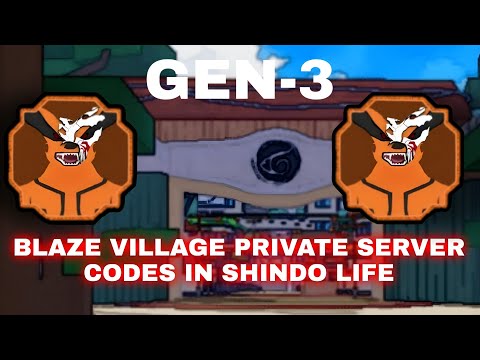 Blaze Village Private Server Codes in Shindo Life Part-2 