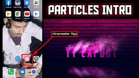 Particles Intro & Text Animation - Kinemaster Tutorial // YouTube Channel Cool Intro Tutorial