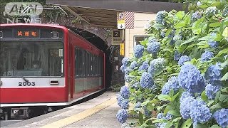 箱根登山鉄道の台風被害、復旧終わる　運転再開へ(20/06/24)