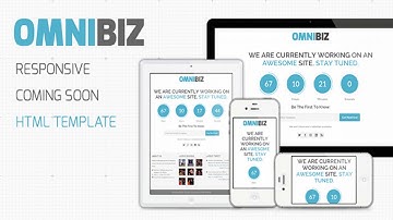 OmniBiz - Responsive Coming Soon Website Template | Themeforest Website Templates and Themes