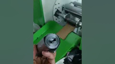 Rolling Drawstring Garbage Bag Making Machine
