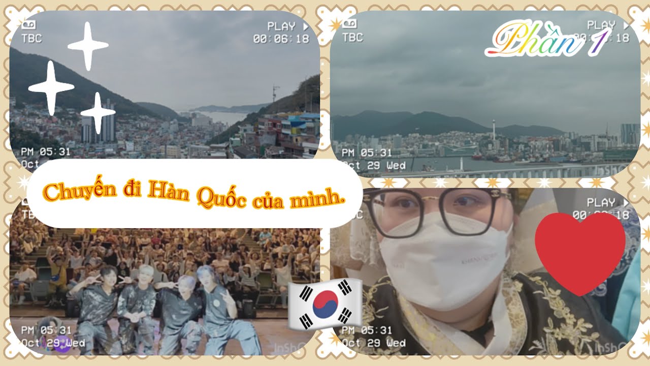 Vlog #87: Chuyến đi du lịch mùa thu của mình phần 1 🇰🇷🌸❤️