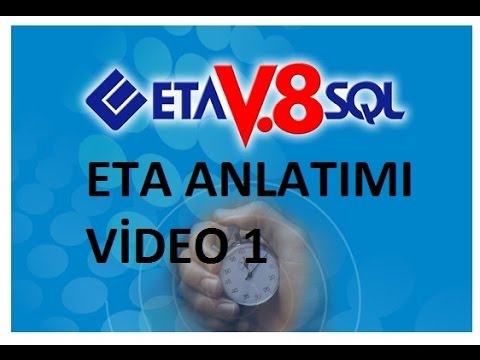 ETA WİN7, WİN 8 KURULUMU  SQL 2005