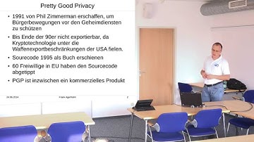 Sicher @ #neuland - Emails Verschlüsseln mit PGP und Enigmail [Kieler Linux Tage 2014]