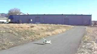 MiniMag rc plane with flaps crashes