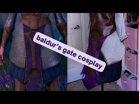 Making a Quilted Skirt and Satin Stitching Details for my Shadowheart Cosplay
