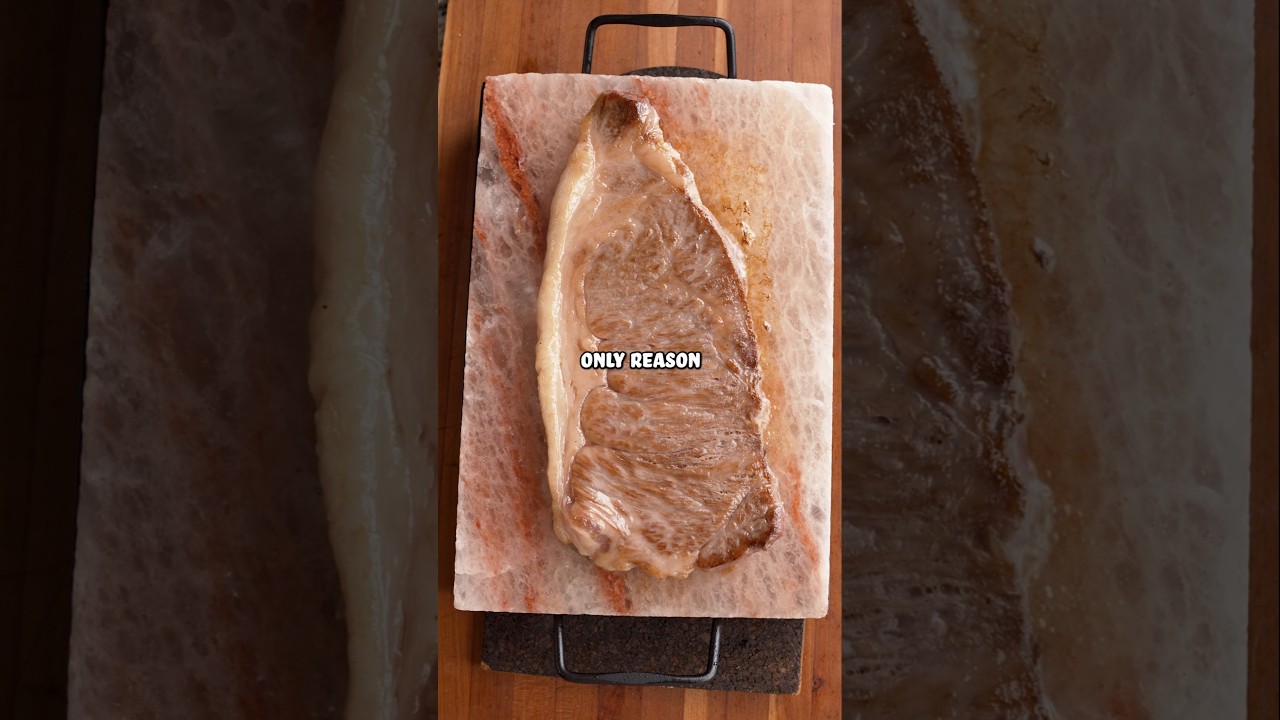 Cooking steak using HOT SALT