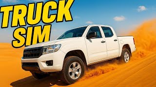 Realistic Pickup Truck Simulator 🚙 | Saudi Desert Offroad Driving Android Gameplay #cardrivinggame screenshot 3