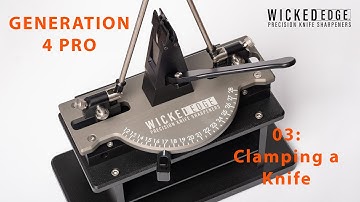 03 Vise Operation and Starting Blade Position - Wicked Edge Generation 4 Pro Instructions