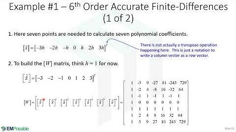 Lecture -- Implementing the Polynomial Technique in MATLAB
