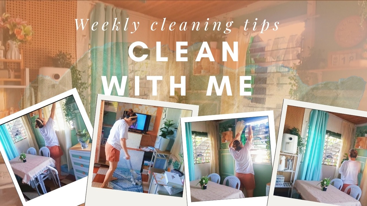 Clean with me|routine cleaning motivation weekly cleaning tips/ quick ...