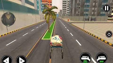 Bicycle Tuk Tuk Auto Rickshaw  New Driving Games  gameplay