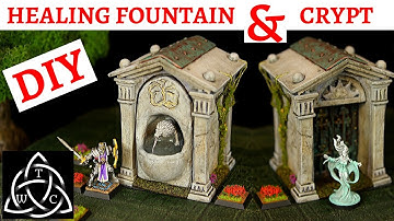 DIY MODULAR Healing Fountain & Crypt