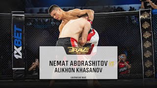 Nemat Abdrashitov VS Allikhon khasanov | FREE MMA Fight | BRAVE CF 59