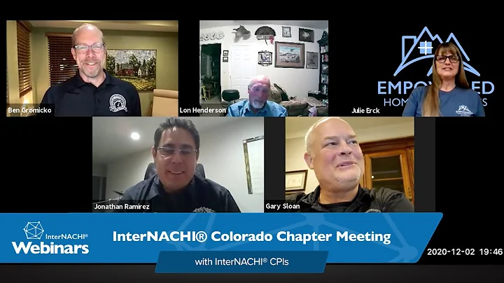 InterNACHI Colorado Chapter Meeting (Online)