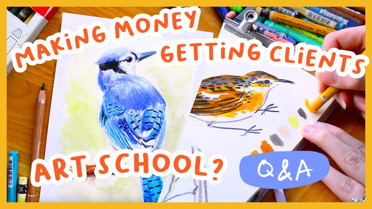 How I became a full-time artist 👩‍🎨 My Art Journey & Q+A - YouTube