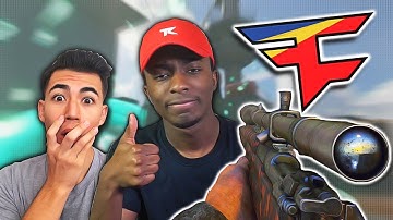 INSANE 1v1 AGAINST FAZE PRO PLAYER!! COD WW2 FUNNY SNIPING MOMENTS | Whos Chaos