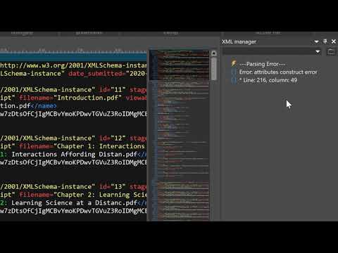 XML parsing, editing, reformatting, and validation using XSD schema with UltraEdit text editor