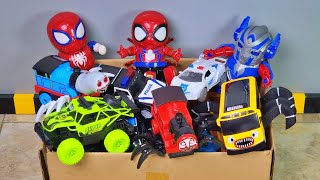 KERETA CHOO CHOO CHARLES MELAWAN BUS EATER, ROBOT OPTIMUSPRIME SPIDERMEN BERSAMA THOMAS EXE