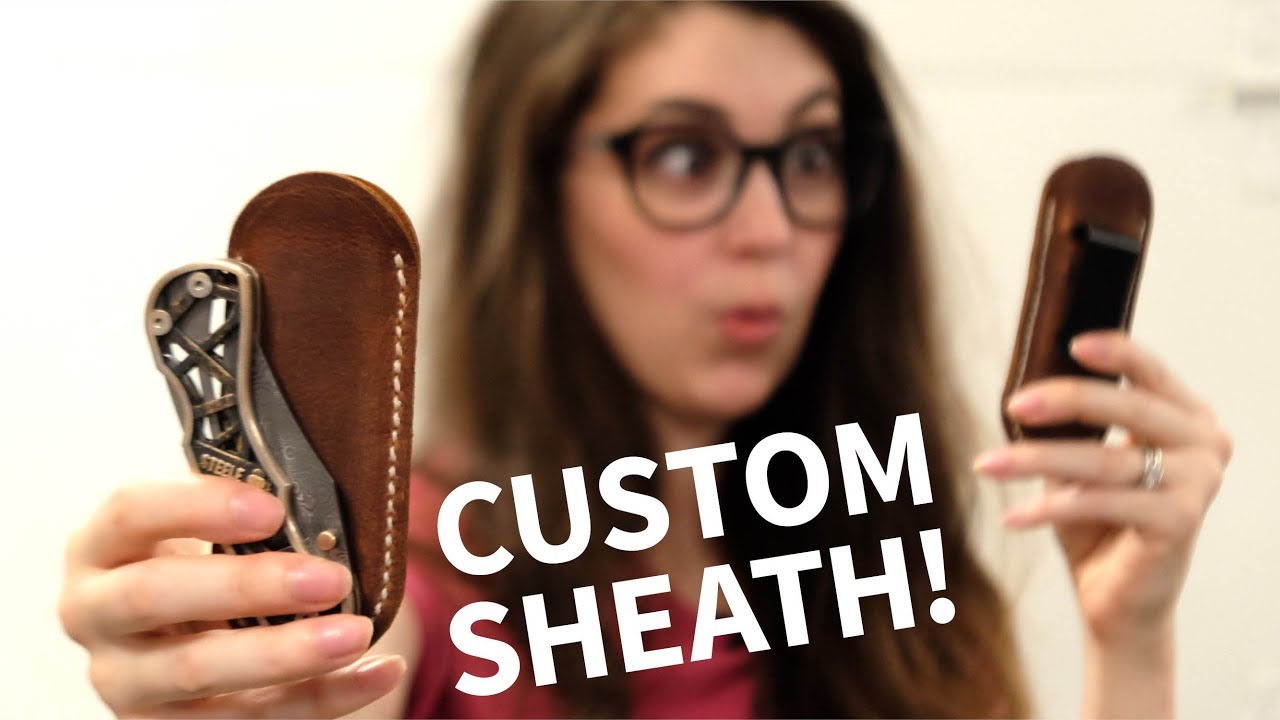 We Make a Leather Knife Sheath 