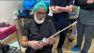Teaching Residents how to use Signia Powered Stapler by Medtronic