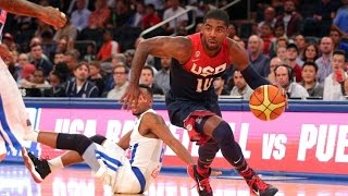 Kyrie Irving 18pts FULL Highlights USA vs Lithuania - FIBA Semi-Finals