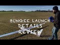 How to bungee launch large RC sailplane, review of details