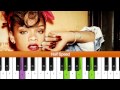How To Play "Diamonds" (Rihanna) Piano Tutorial / Chords