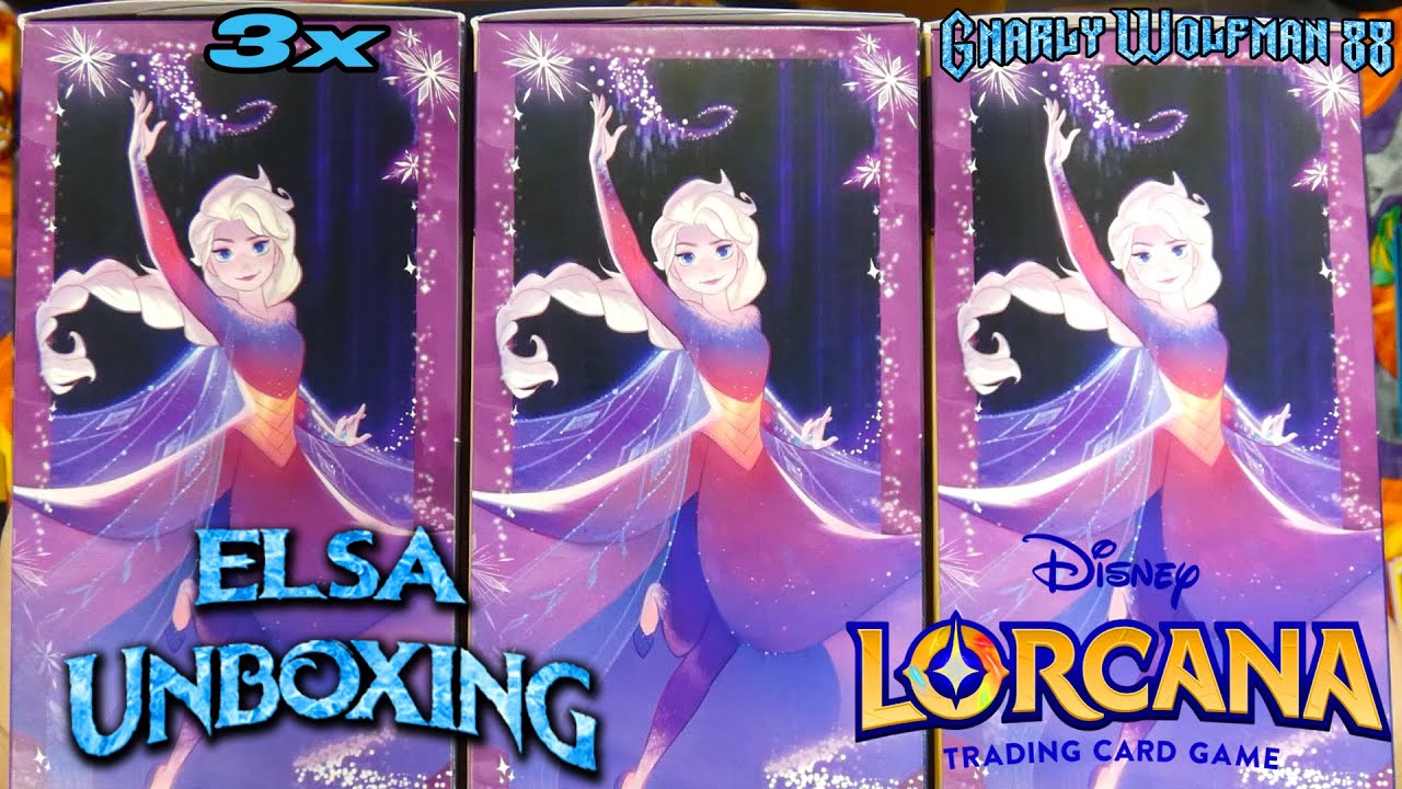 ELSA GIFT BOX UNBOXING | Disney Lorcana Gift Set Opening & Review