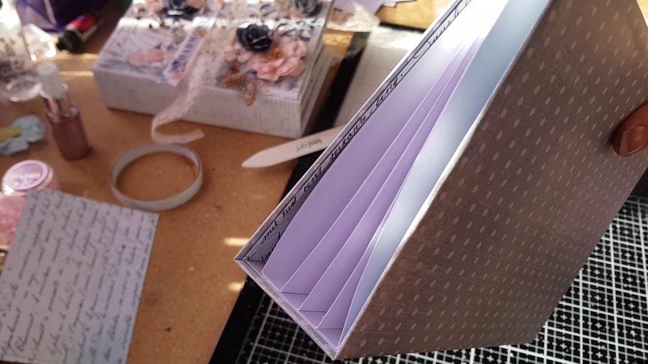 TUTO mini album : les pages et la reliure # partie 2