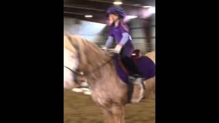 Belle and Sianna jumping show December 2015