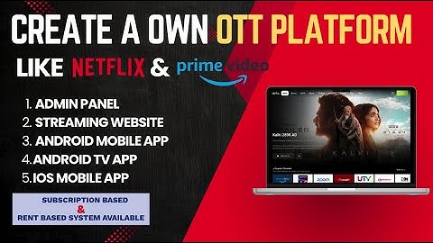 How to Build Own OTT Platform 2025 | Movie, TV Show, Live TV, Streaming Platform | Like Netflix 2025