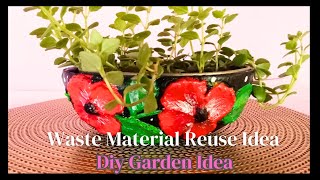 Diy Planter | Garden ideas | Waste Material Gardening ideas