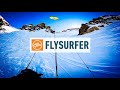 The yellow gust  freeride snowkite film with the flysurfer peak5